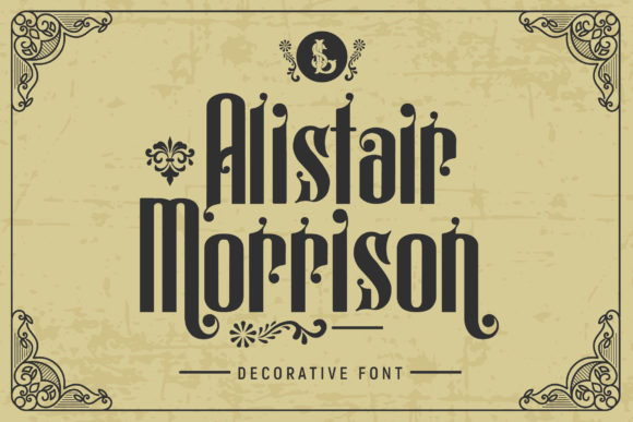 Alistair Morrison: An Elegant Display Font for Web Design