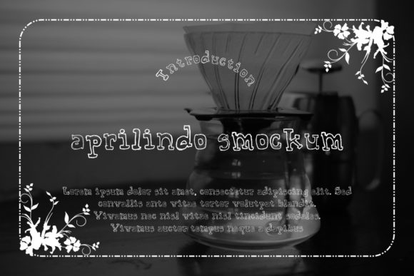 Aprilindo Smockum: A Quirky Display Font for Digital Brands