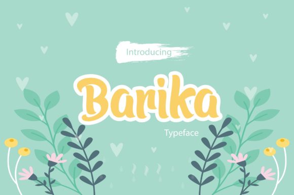 Barika: A Sweet Display Font for Editorial Design