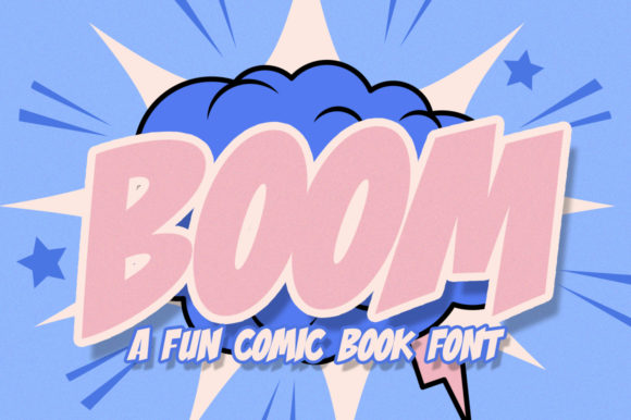 Boom Comic: The Display Font That Adds Kapow to Your Visuals