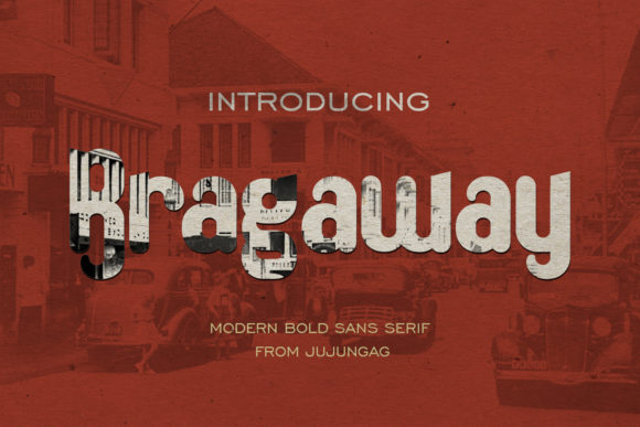 Bragaway: A Modern Display Font with Vintage Soul