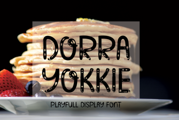 Dorra Yokkie: A Quirky Bold Display Typeface for Crafters