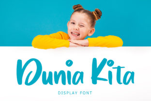Dunia Kita: A Playful Display Font for Small Business Branding