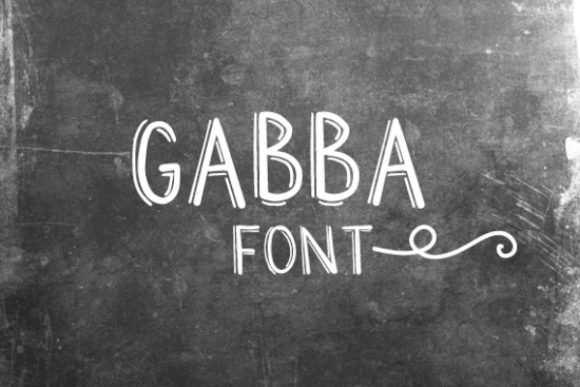 Gabba Display Font: Friendly Typography for Campaign Creatives
