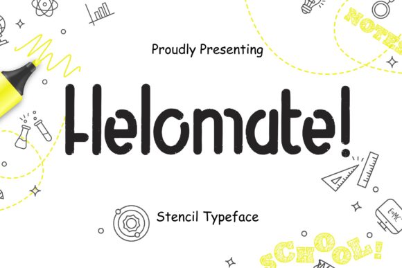 Helomate: The Stencil Typeface That Makes Small Brands Look Unforgettable