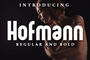 Hofmann: A Display Font That Commands the Room