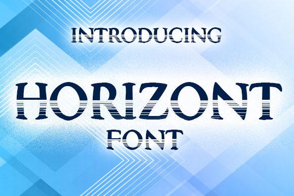 Horizont: A Chunky Display Font for Campaign Designers