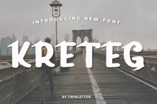 Kreteg: A Bold Display Font for Standout Web Headlines