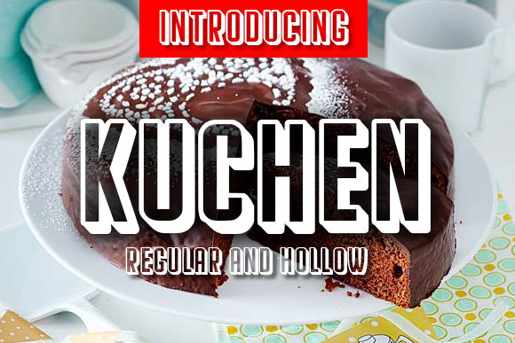 Kuchen: A Bold Display Font for Editorial Projects