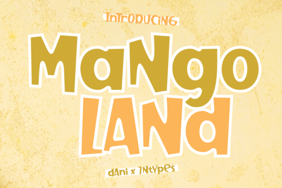 Mango Land: A Beautiful Display Font for Crafters