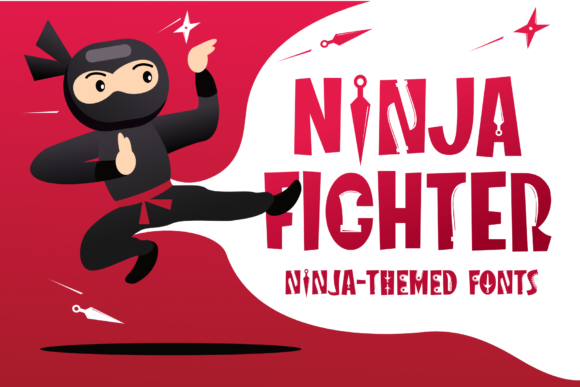 Ninja Fighter: A Bold Display Font for Editorial Impact