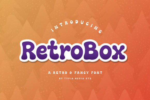 Retrobox Font: Bold Typography for Craft Products