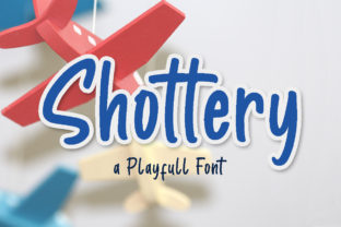 Shottery Font: Abstract Shapes for Handmade Designs