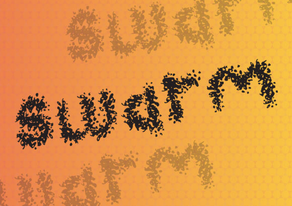 Swarm Display Font: A Playful Typeface for Handmade Creations