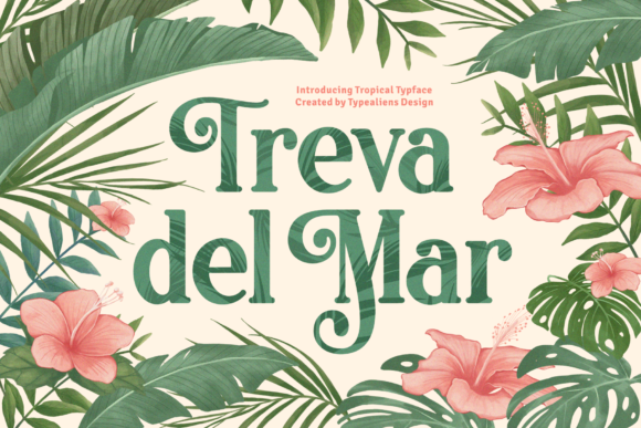 Treva Del Mar: A Display Font That Elevates Editorial Design