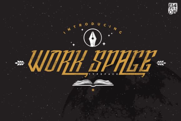 Work Space: A Retro Display Font That Makers Will Love